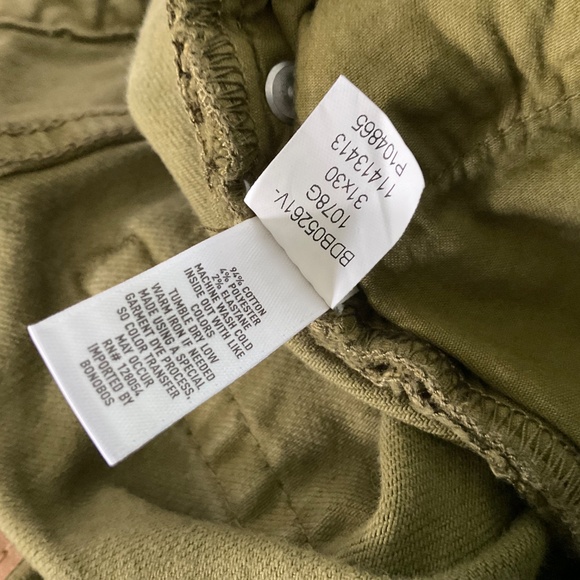 Bonobos 31x 30 5 Pocket Slim Taper Green Denim Mens Jeans - Picture 4 of 12